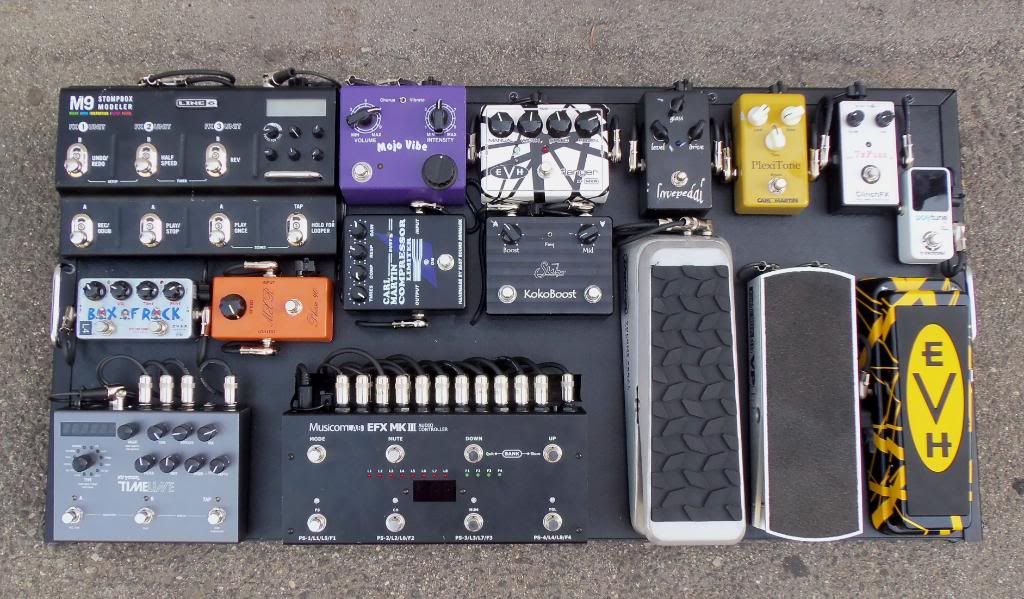 Pete Thorn pedalboard by RackSystems...... Amps Harmony Central